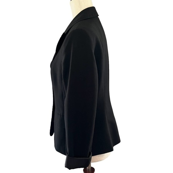 LE SUIT SEPARATES SINGLE BREASTED 3-BUTTON JACKET BLACK 10P PETITE NEW W/OUT TAG - Picture 3 of 13